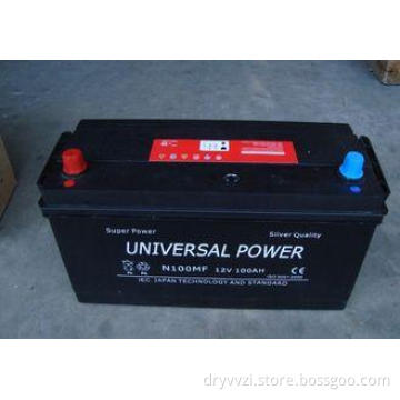 high performance car Battery Lead Acid small N100 battery ,